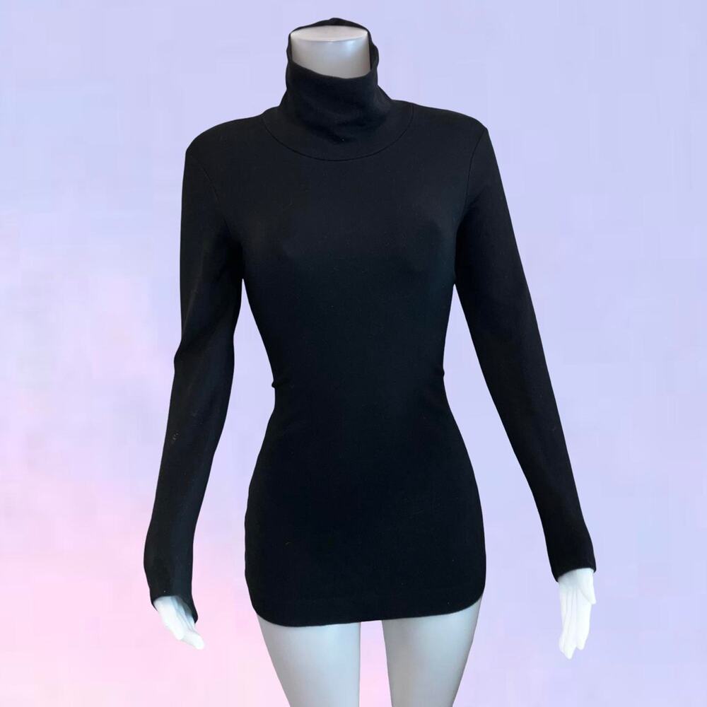 Vintage 90s y2k theory turtleneck mini dress